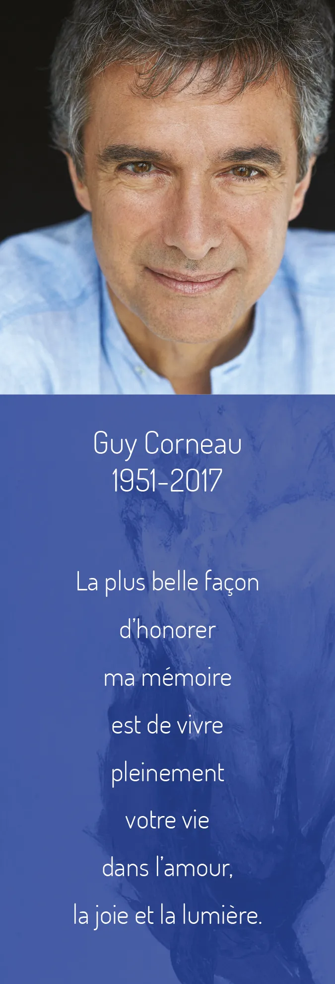 In Memoriam - Guy Corneau 1951-2017